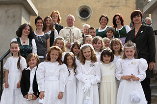 Erstkommunion St.Radegund Kirche